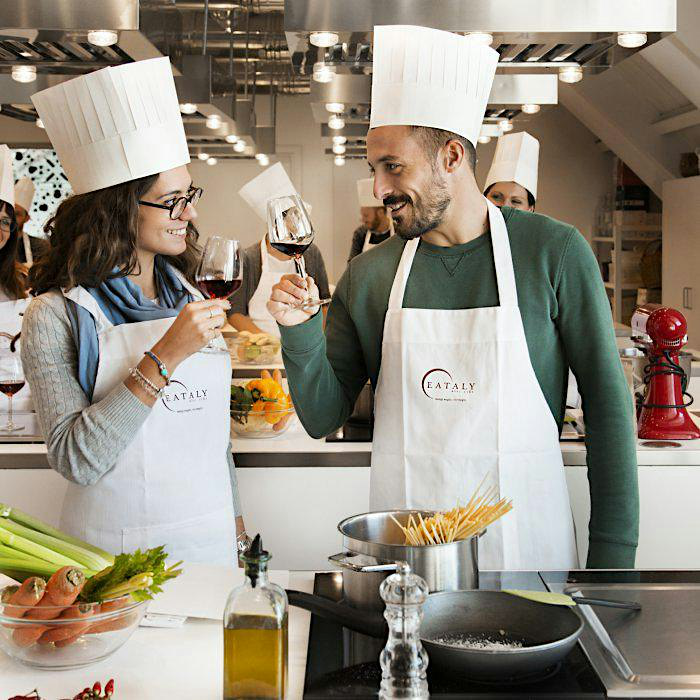 Cooking for Couples: Four Hands Are Better Than Two at Eataly Roma Ostiense